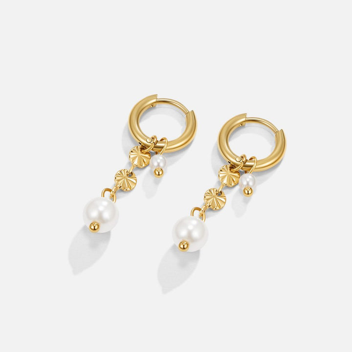 Boucles d’oreilles Rini à franges de perles