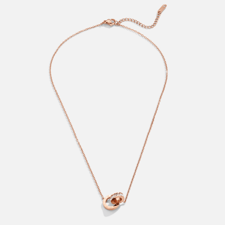 Collier infini en or rose