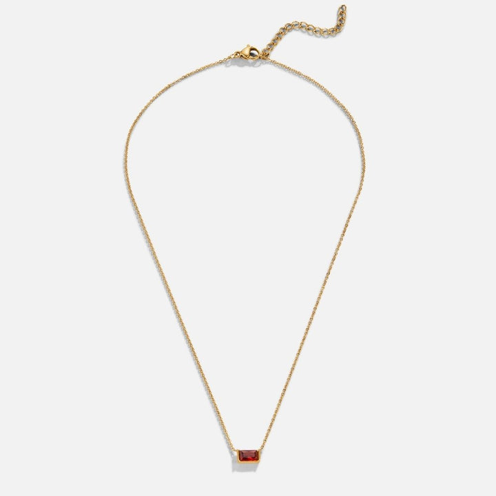 Collier Ruby Baguette
