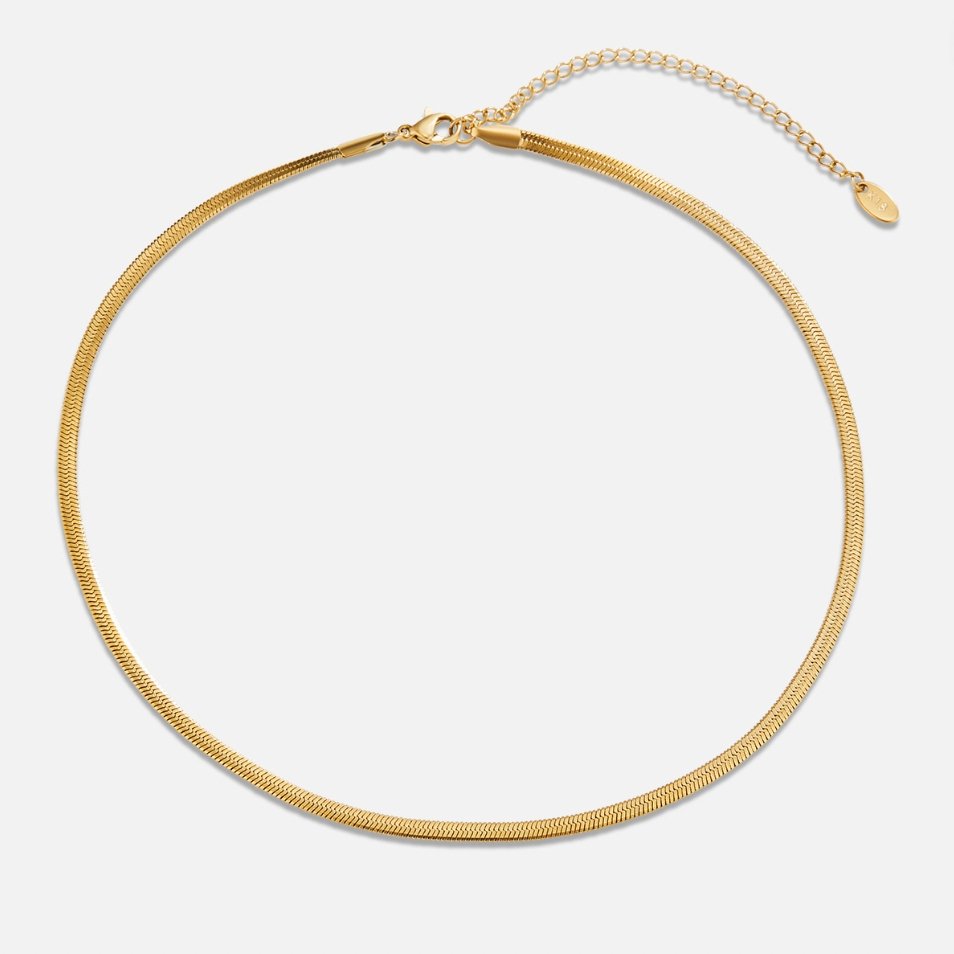 Collier doré Sarya s chaîne serpent