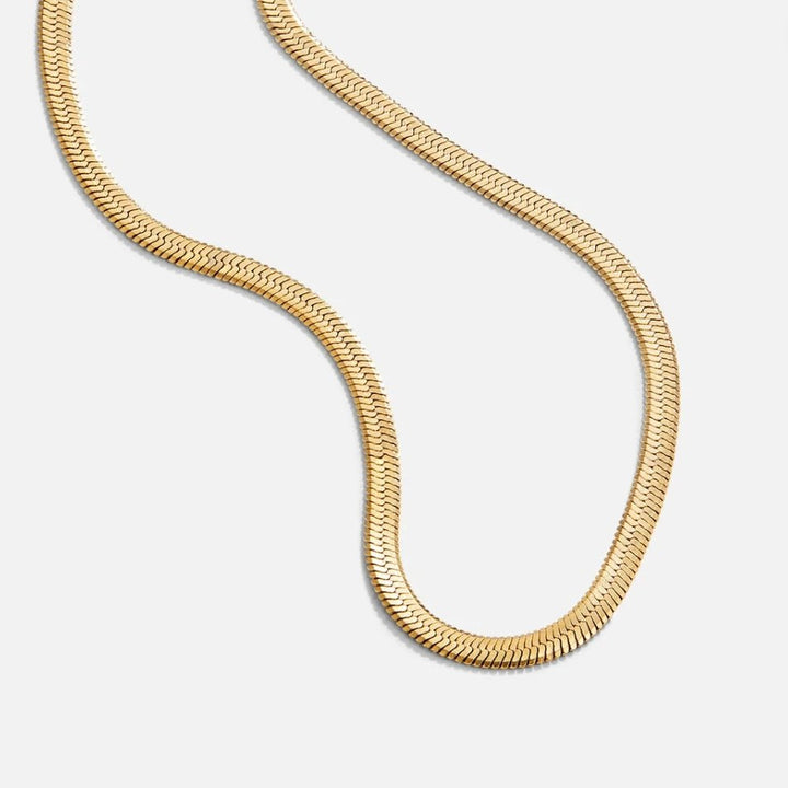 Collier doré Sarya s chaîne serpent