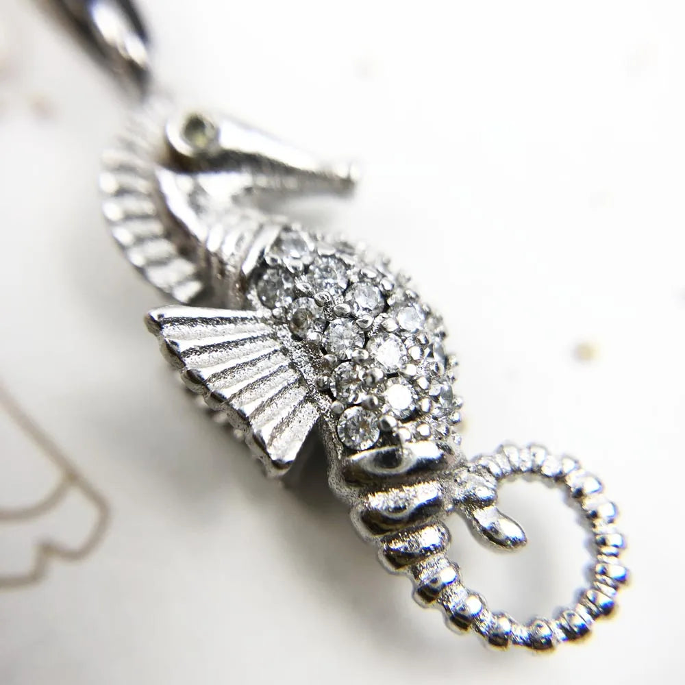 Charm pendant Hippocampe - Maison Perle