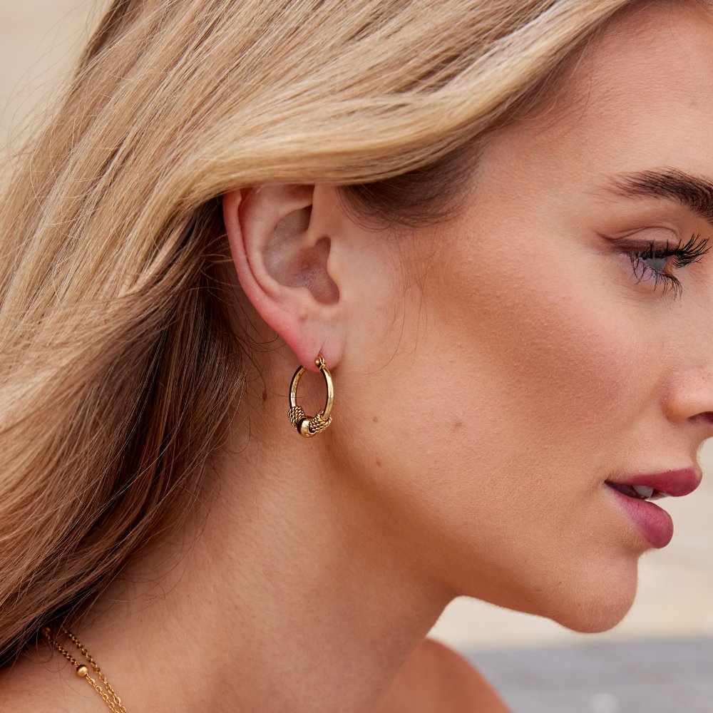 Boucles d’oreilles dorées Selena