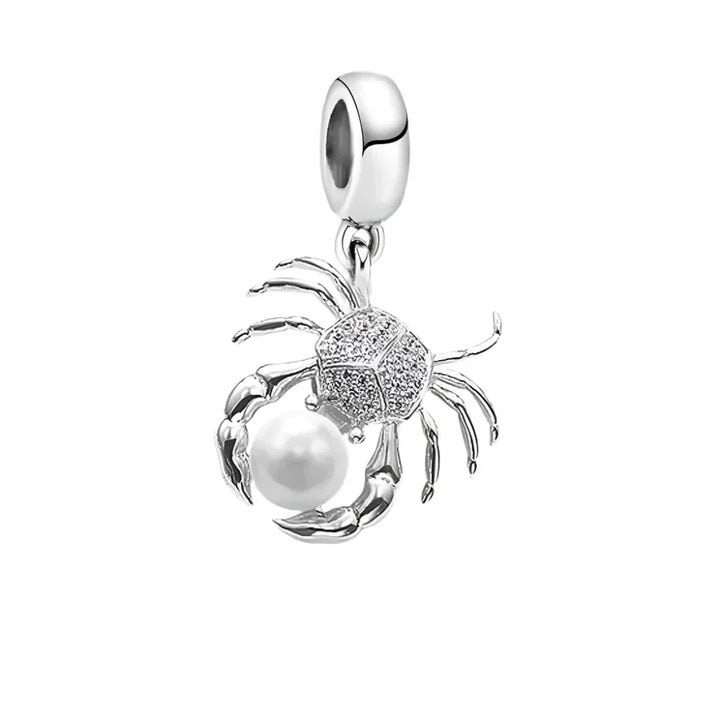 Charm Crabe en argent - Maison Perle