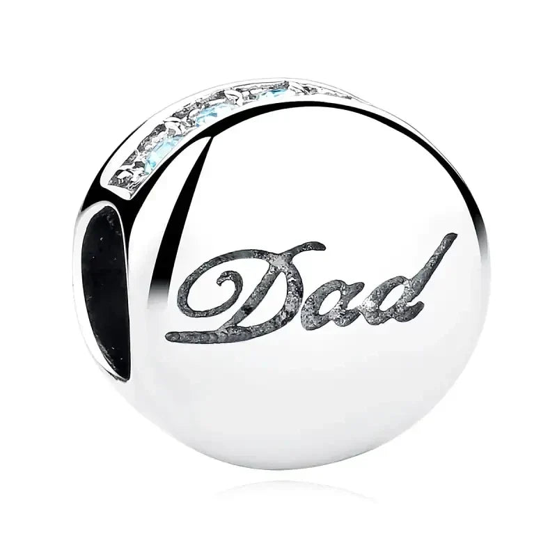 Charm en Argent pour Papa – Maison Perle