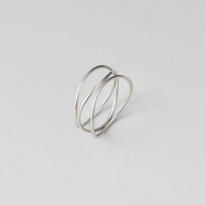 Bague argentée infini