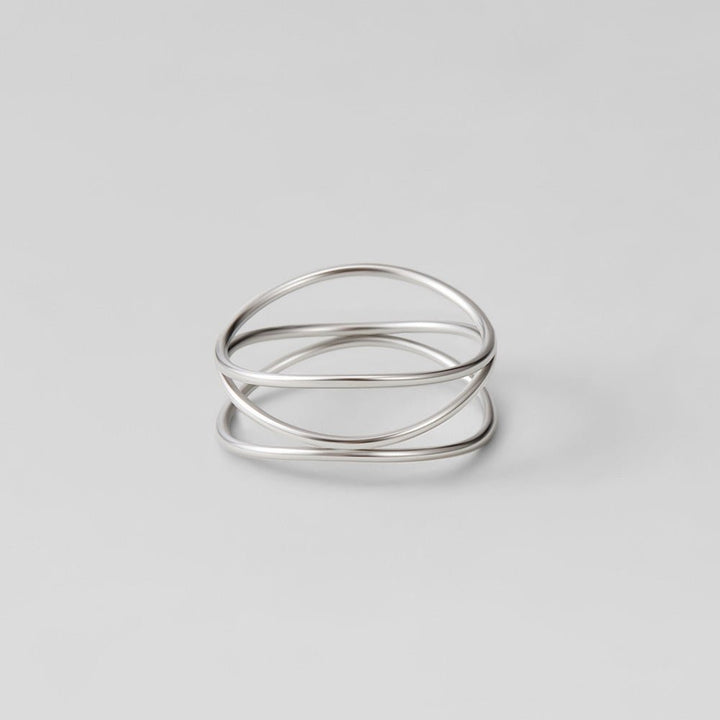 Bague argentée infini