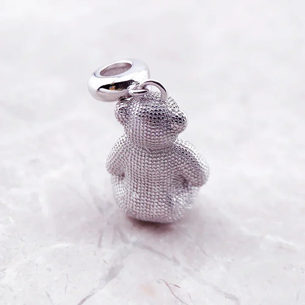 Charm Singe en argent - Maison Perle