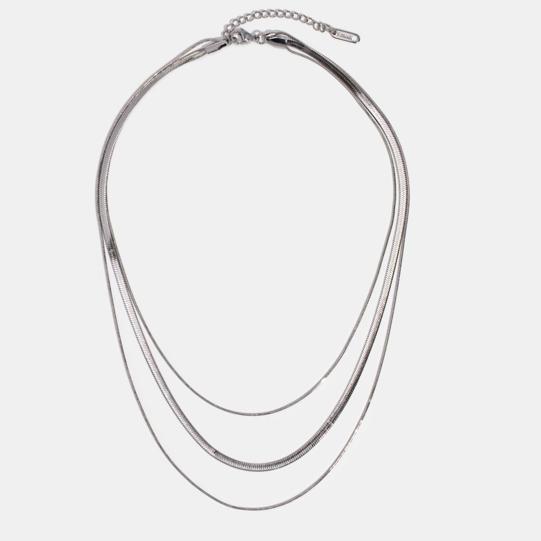 Argenté Collier multirang