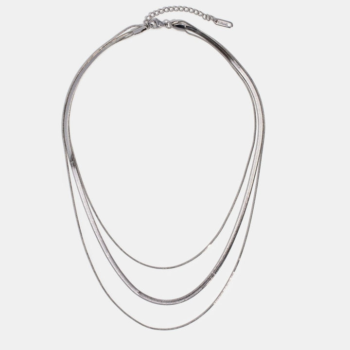 Argenté Collier multirang