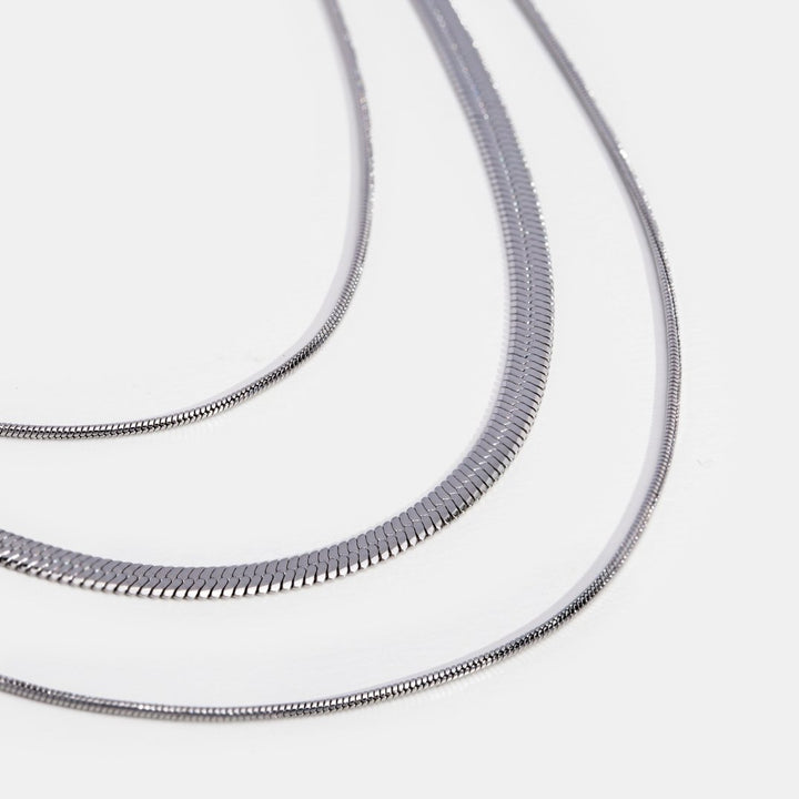Argenté Collier multirang