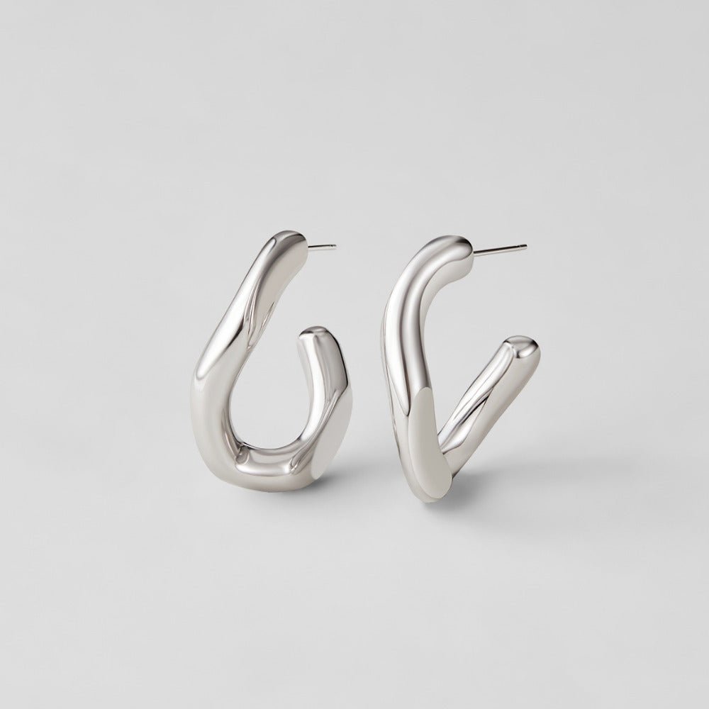 Boucles d’oreilles argentées Nevada