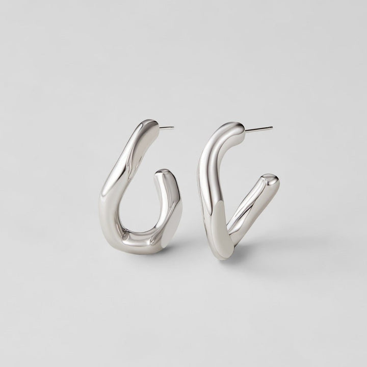 Boucles d’oreilles argentées Nevada