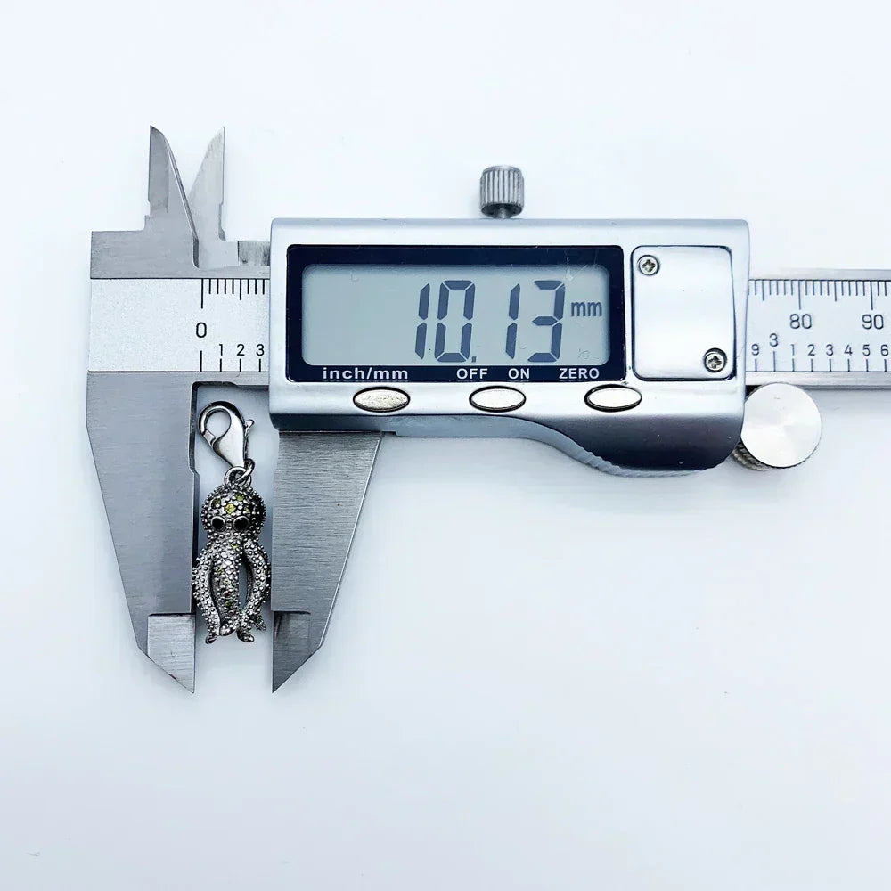 Charm Pieuvre en argent - Maison Perle