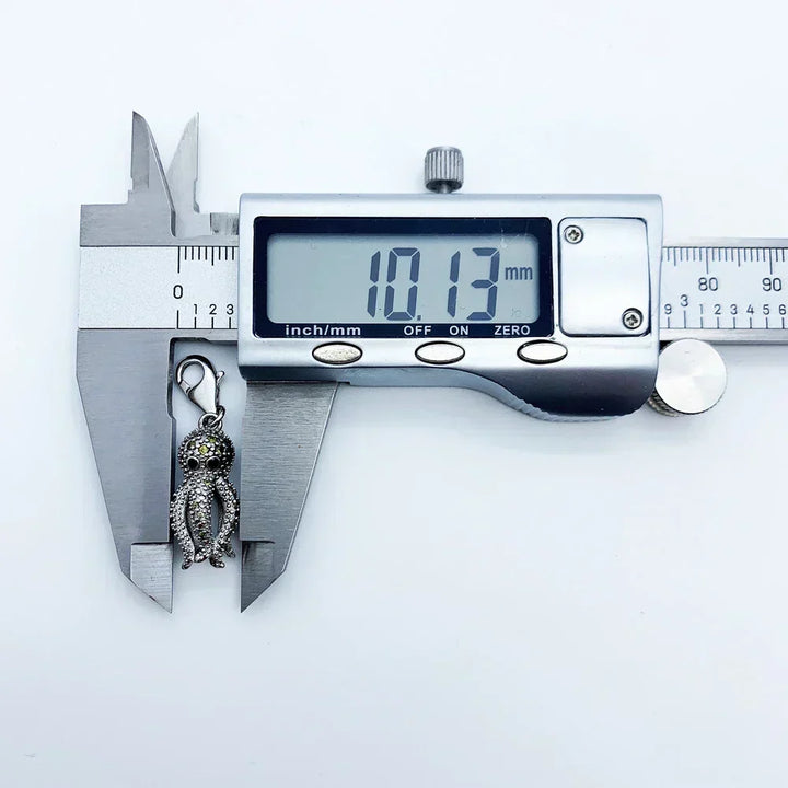 Charm Pieuvre en argent - Maison Perle