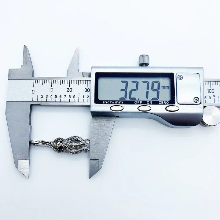 Charm Pieuvre en argent - Maison Perle