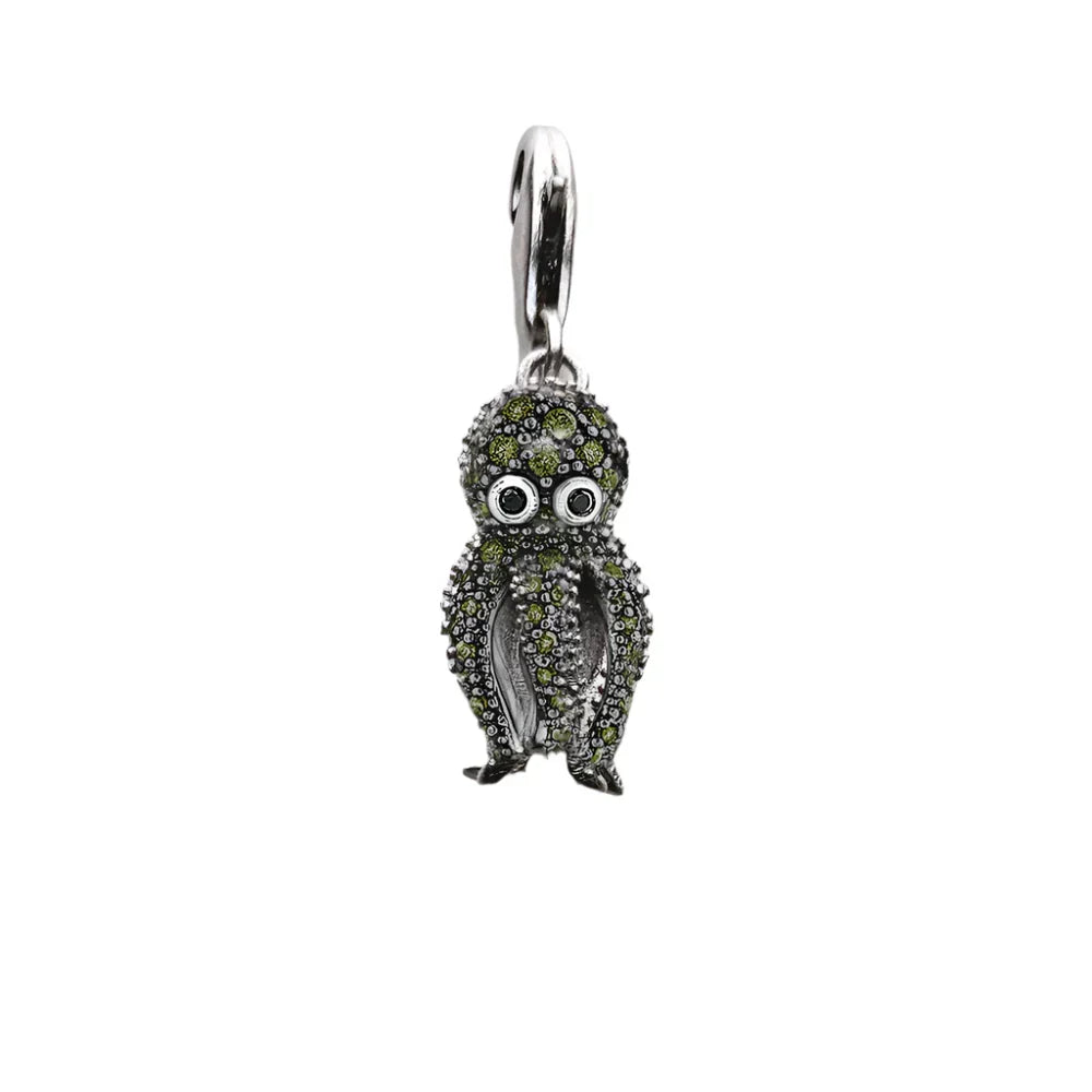 Charm Pieuvre en argent - Maison Perle