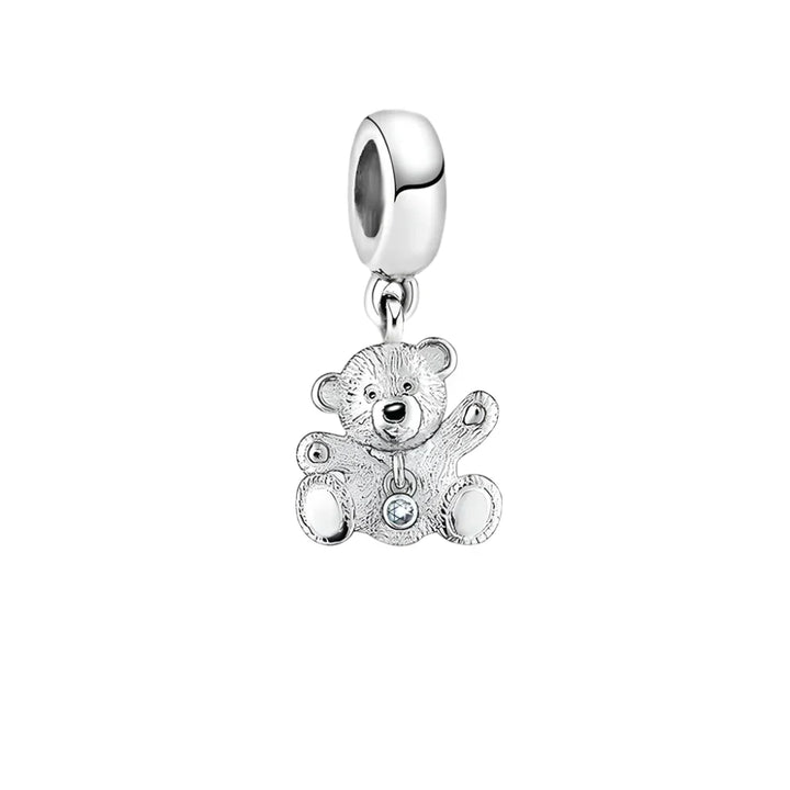 Charm Ourson en Argent – Maison Perle