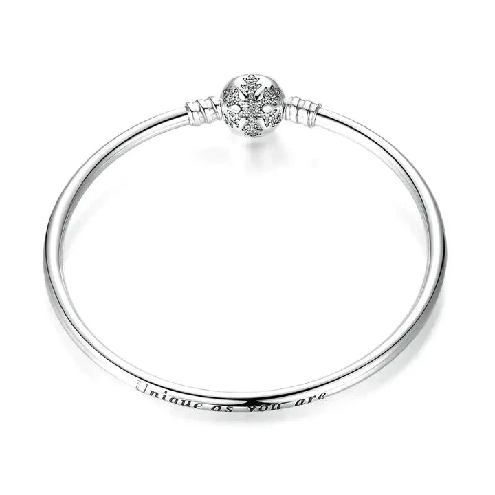 Bracelet avec Charm Flocon de Neige