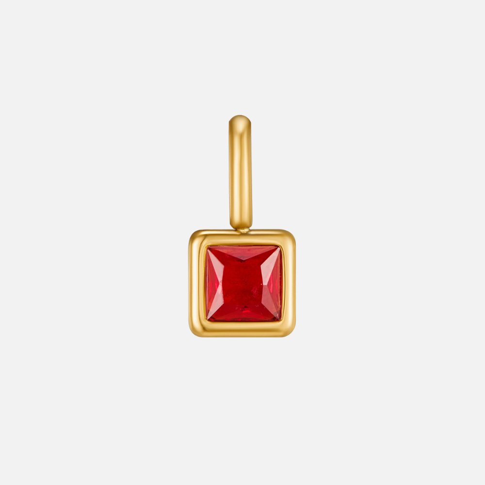 Štvorcový pendentif s narodeninovým pierreom