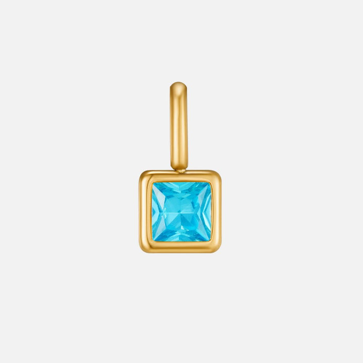Štvorcový pendentif s narodeninovým pierreom