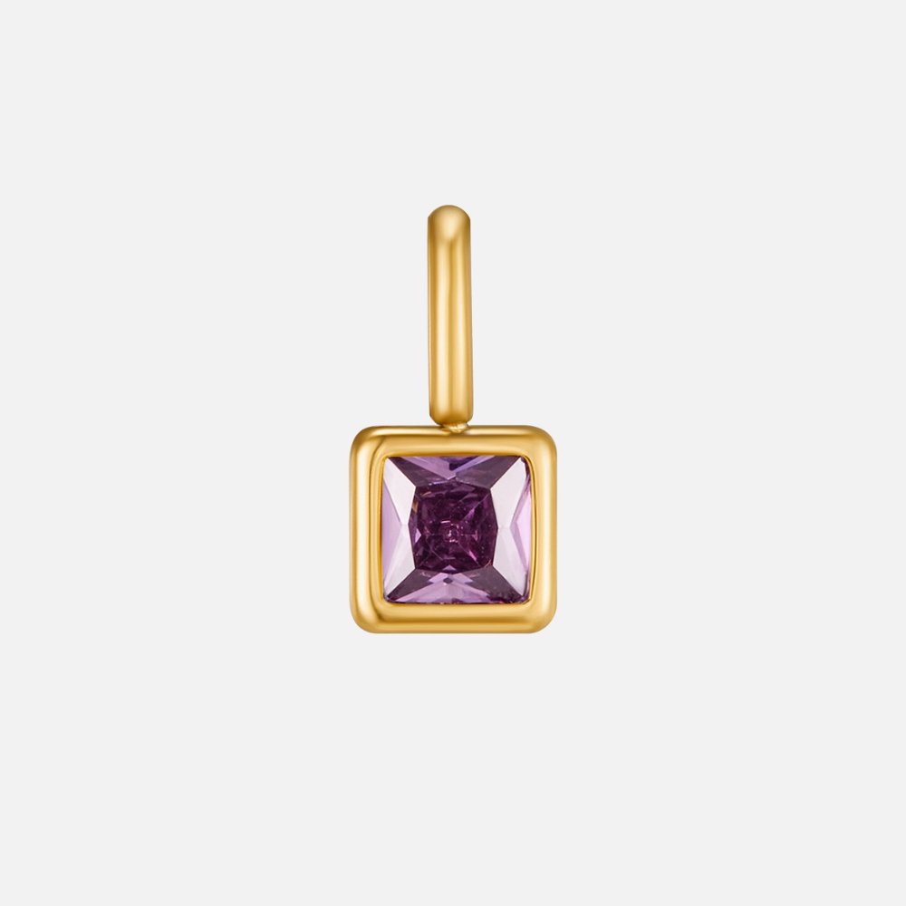 Štvorcový pendentif s narodeninovým pierreom