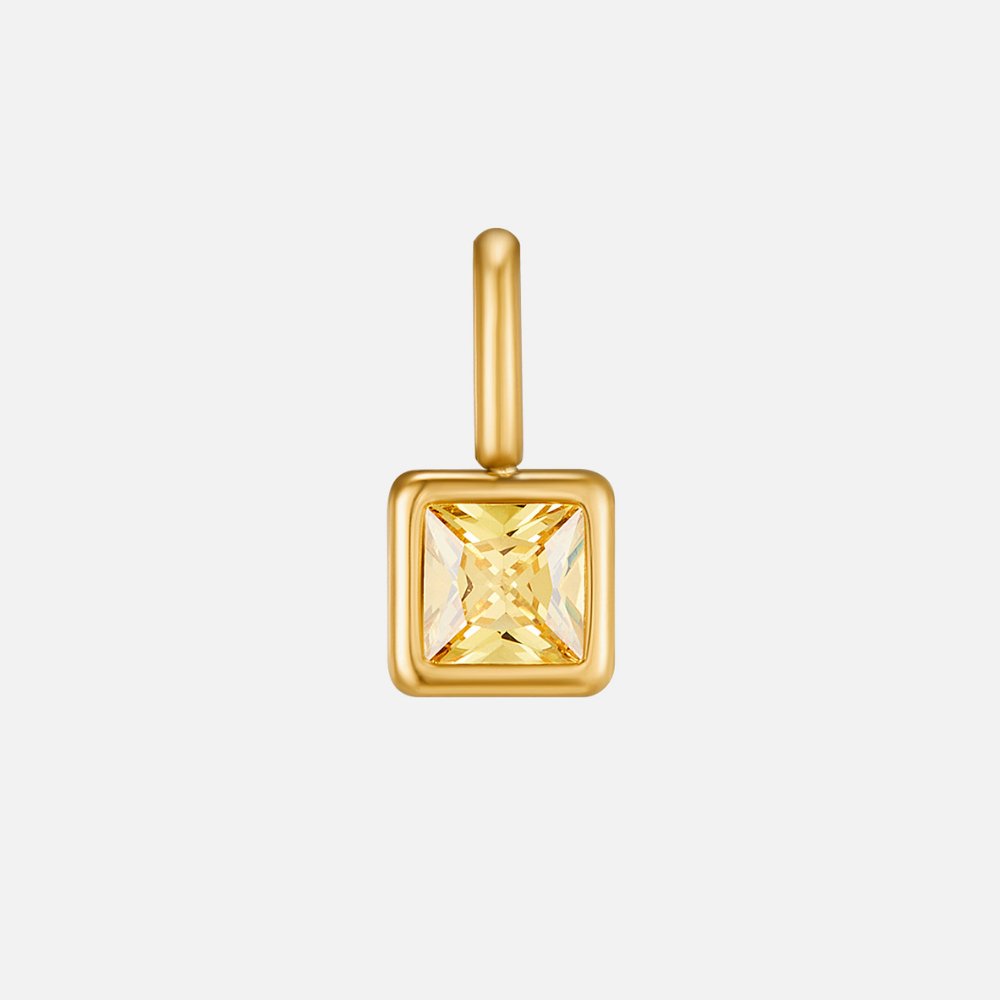 Štvorcový pendentif s narodeninovým pierreom