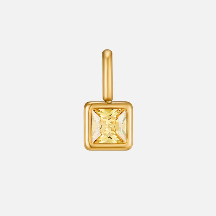Štvorcový pendentif s narodeninovým pierreom