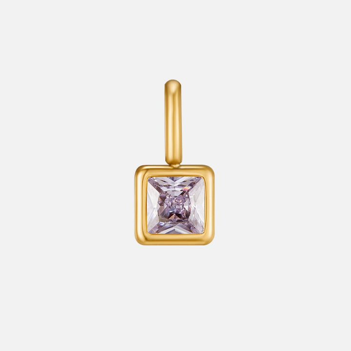 Štvorcový pendentif s narodeninovým pierreom