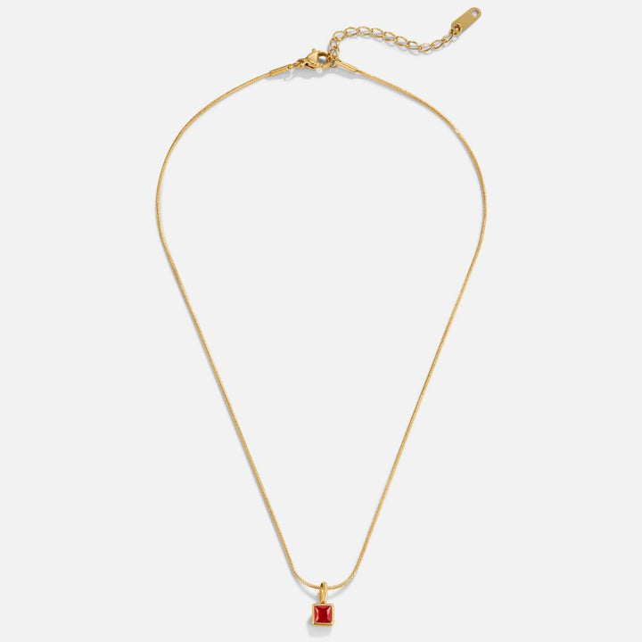 Štvorcový pendentif s narodeninovým pierreom