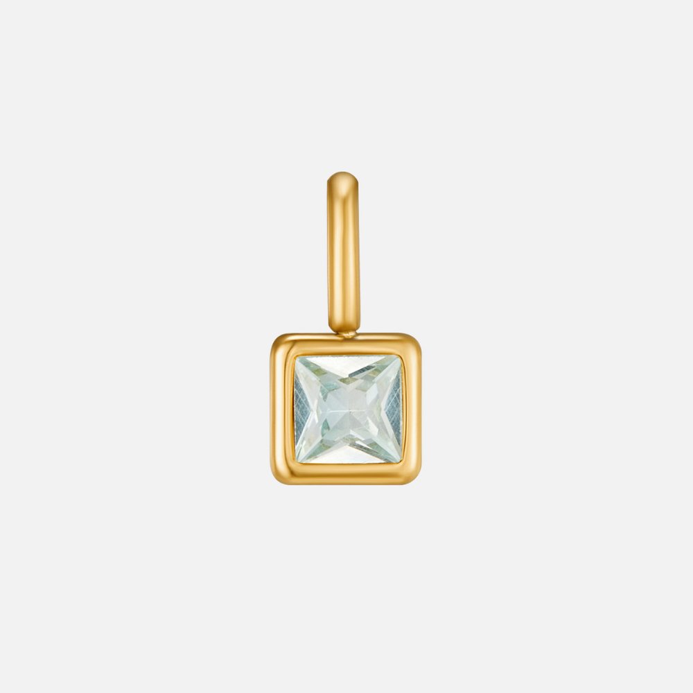 Štvorcový pendentif s narodeninovým pierreom
