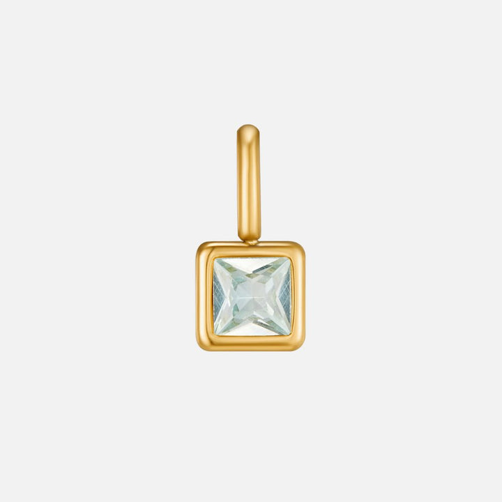 Štvorcový pendentif s narodeninovým pierreom