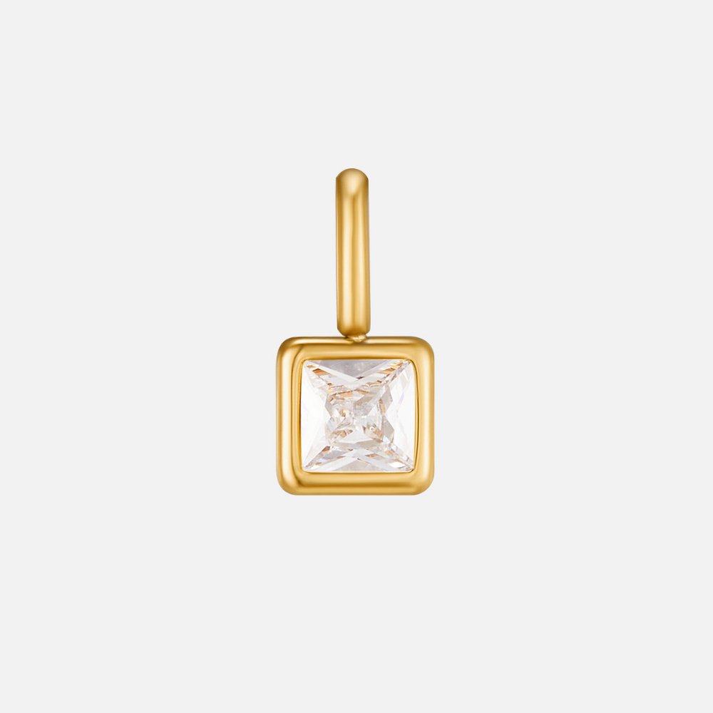 Štvorcový pendentif s narodeninovým pierreom