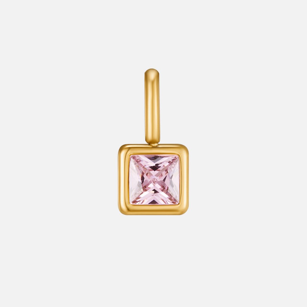Štvorcový pendentif s narodeninovým pierreom