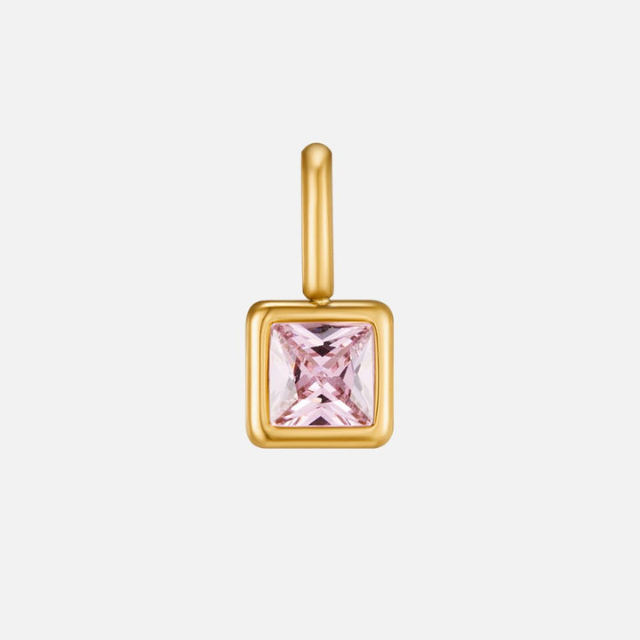 Štvorcový pendentif s narodeninovým pierreom