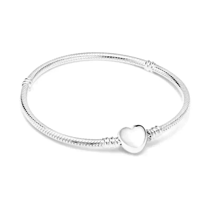 Bracelet en Argent 925 avec Charm Cœur