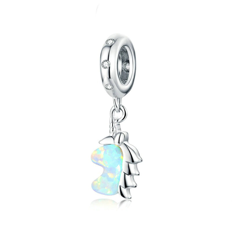 Charm Licorne en argent - Maison Perle