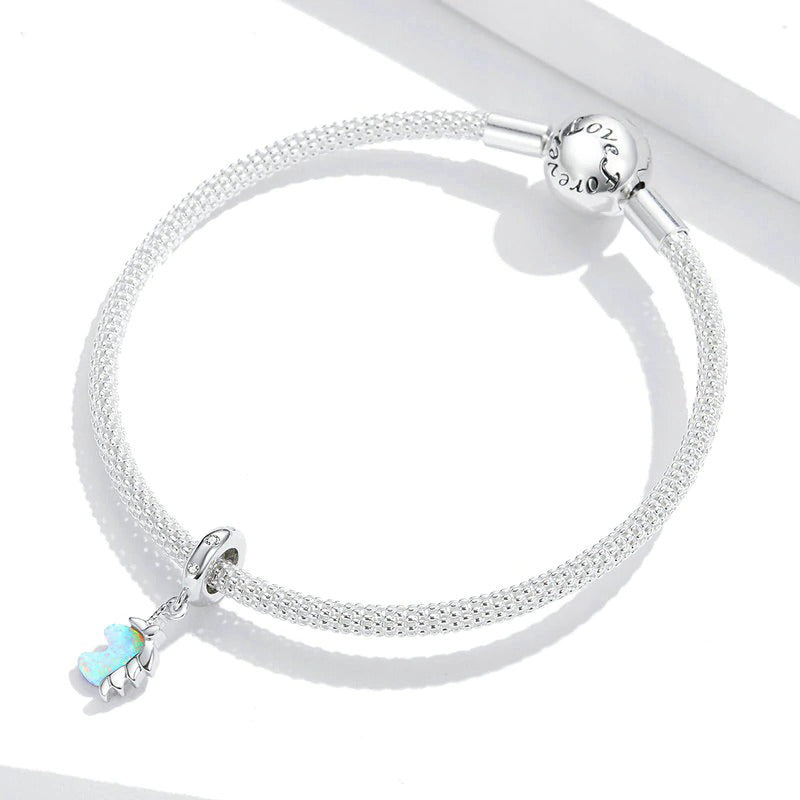 Charm Licorne en argent - Maison Perle