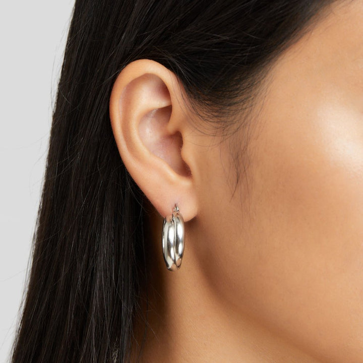 Boucles d’oreilles argentées Talia