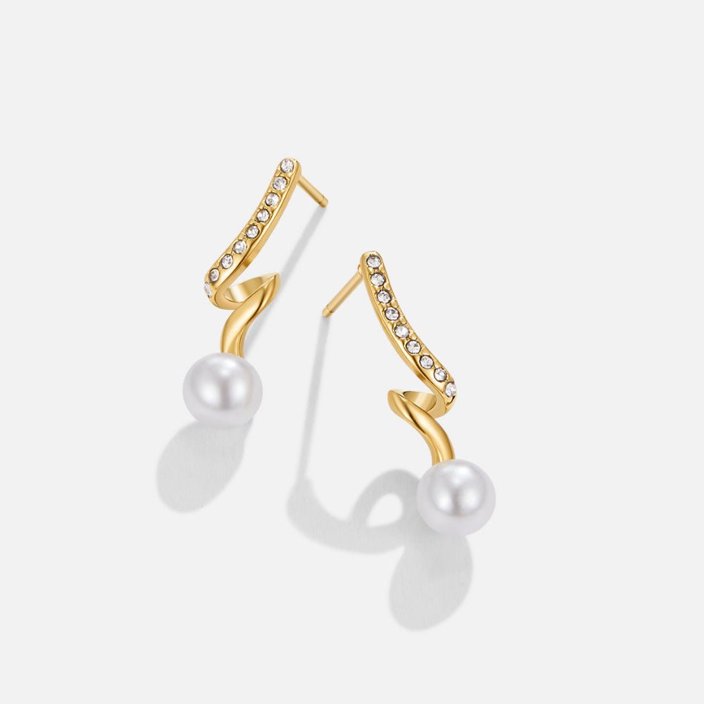 Boucles d’oreilles Tamara Pearl Wave