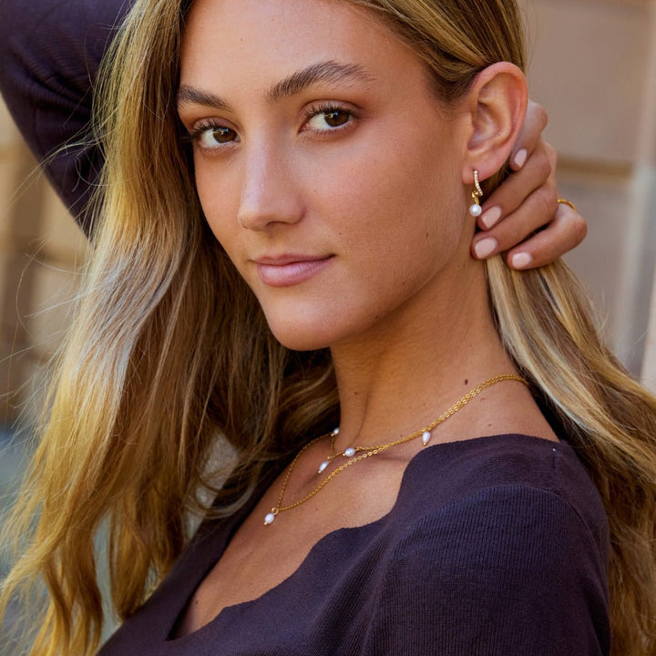 Boucles d’oreilles Tamara Pearl Wave