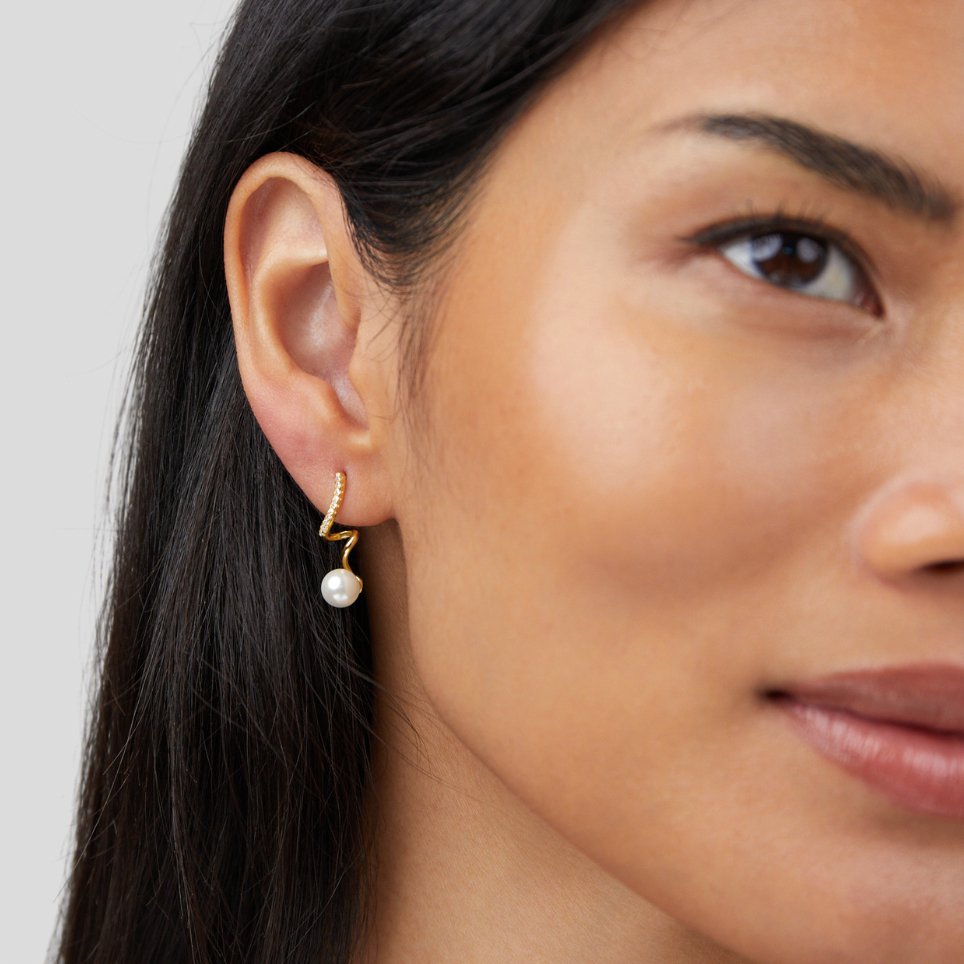 Boucles d’oreilles Tamara Pearl Wave