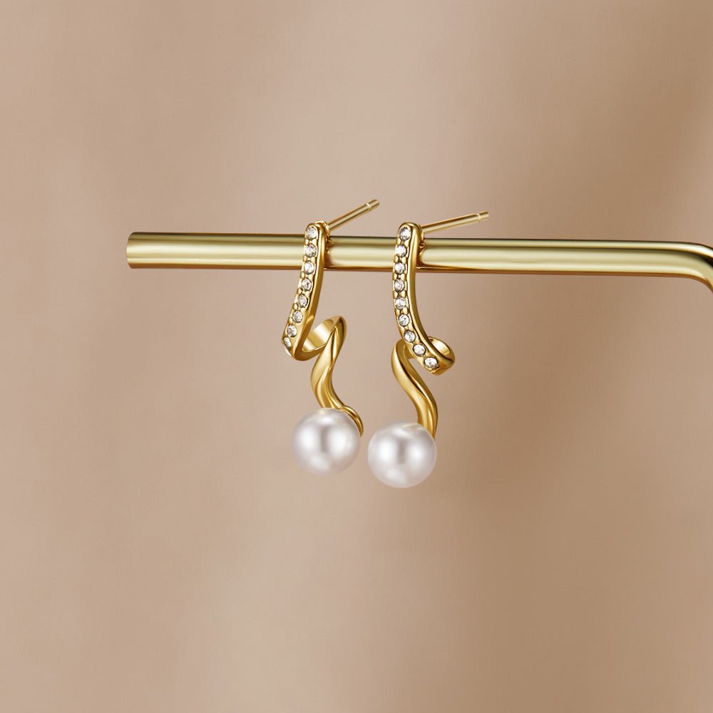 Boucles d’oreilles Tamara Pearl Wave