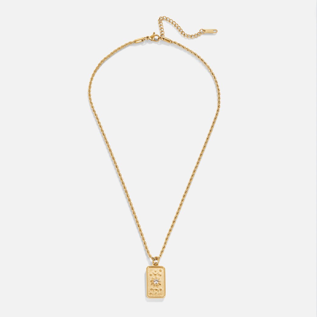 Collier s tarotovým príveskom Slnko