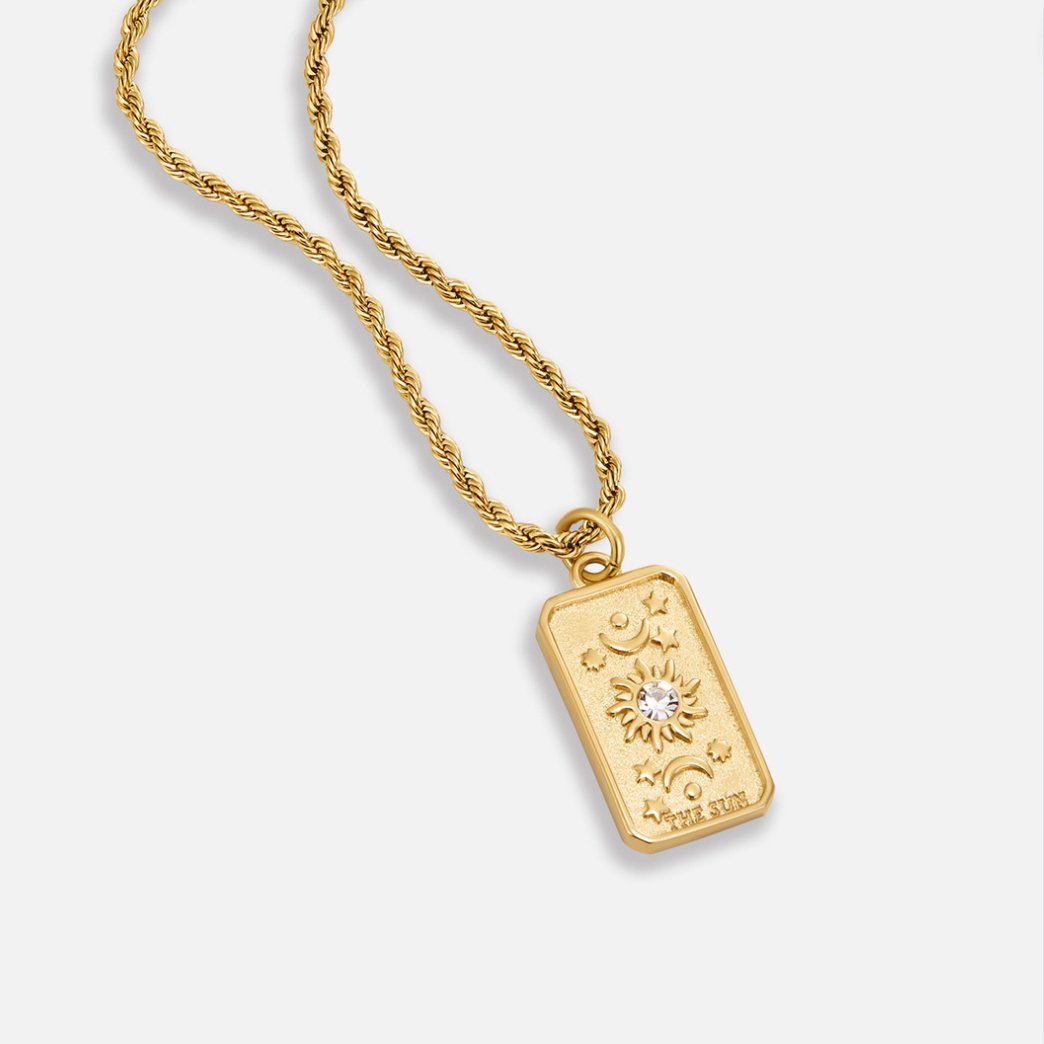 Collier s tarotovým príveskom Slnko