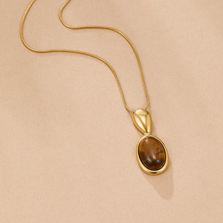 Collier en œil-de-tigre