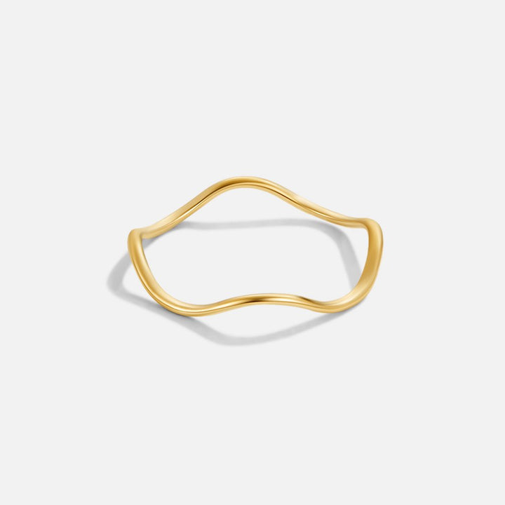Bague dorée Tina