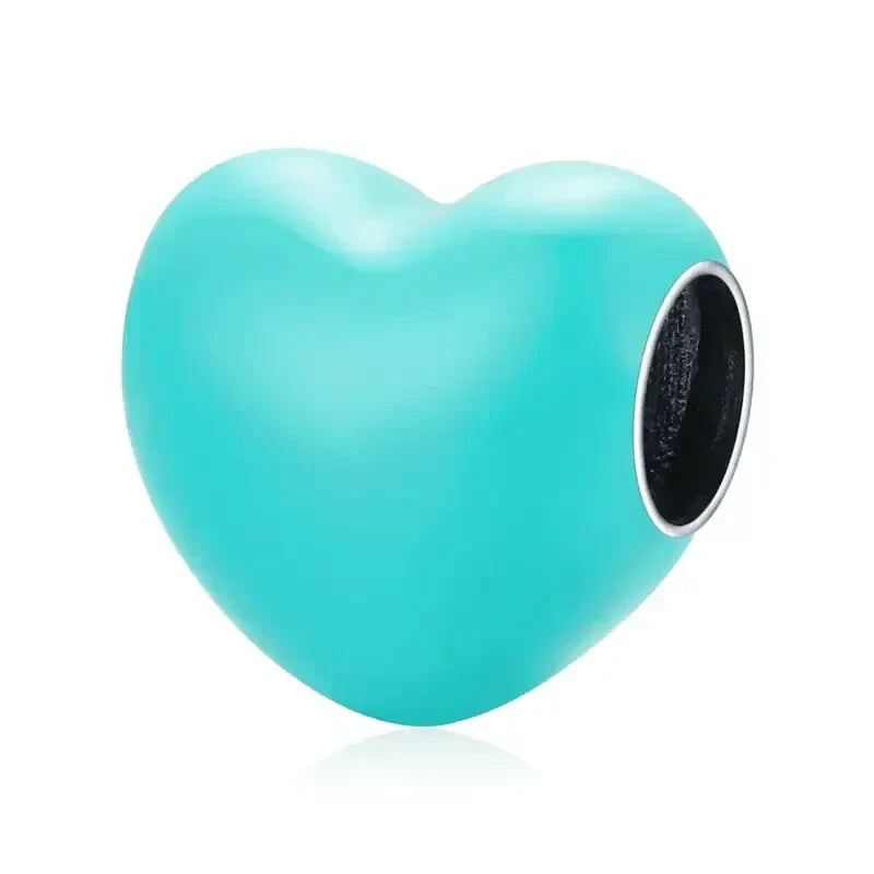 Charm Cœur Turquoise – Maison Perle
