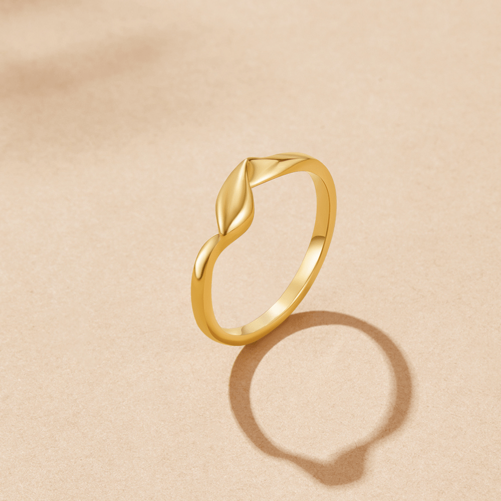 Bague dorée Athena