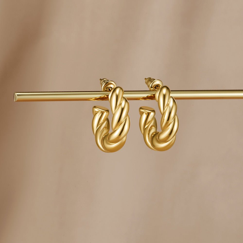 Boucles d’oreilles torsadées Felicity